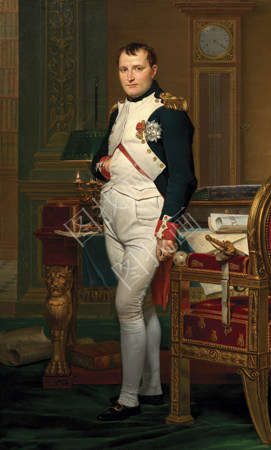 伟人拿破仑皇帝- The Emperor Napoleon in His Study at the Tuileries